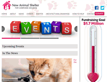 Tablet Screenshot of animal-shelter.ca