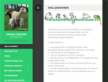 Tablet Screenshot of animal-shelter.de